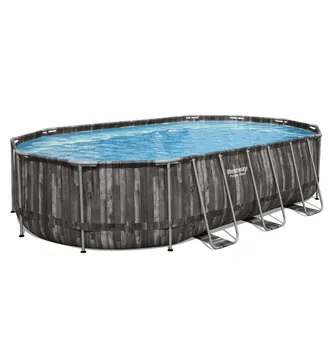 PISCINE BESTWAY POWER STEEL OVALE 6,10x3,66x1,22