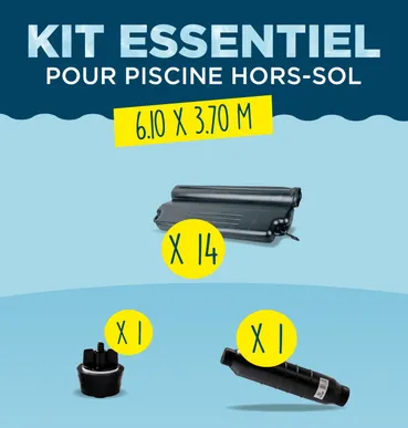 KIT HIVERNAGE ESSENTIEL PISCINE HORS SOL 6,10x3,70 M