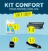 KIT HIVERNAGE CONFORT PISCINE HORS SOL 5,00x3,00