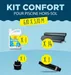 KIT HIVERNAGE CONFORT PISCINE HORS SOL 6,10x3,70